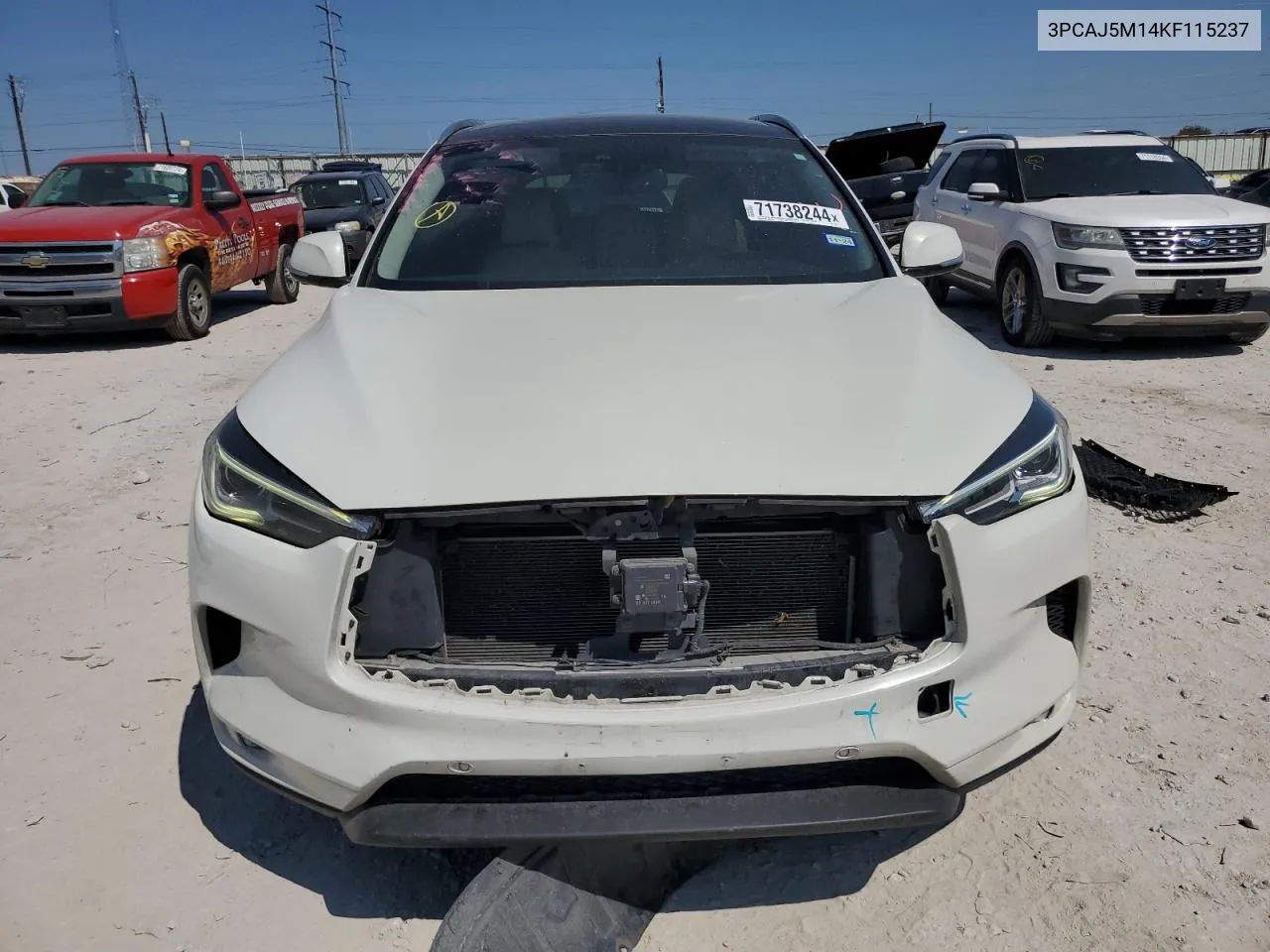 3PCAJ5M14KF115237 2019 Infiniti Qx50 Essential