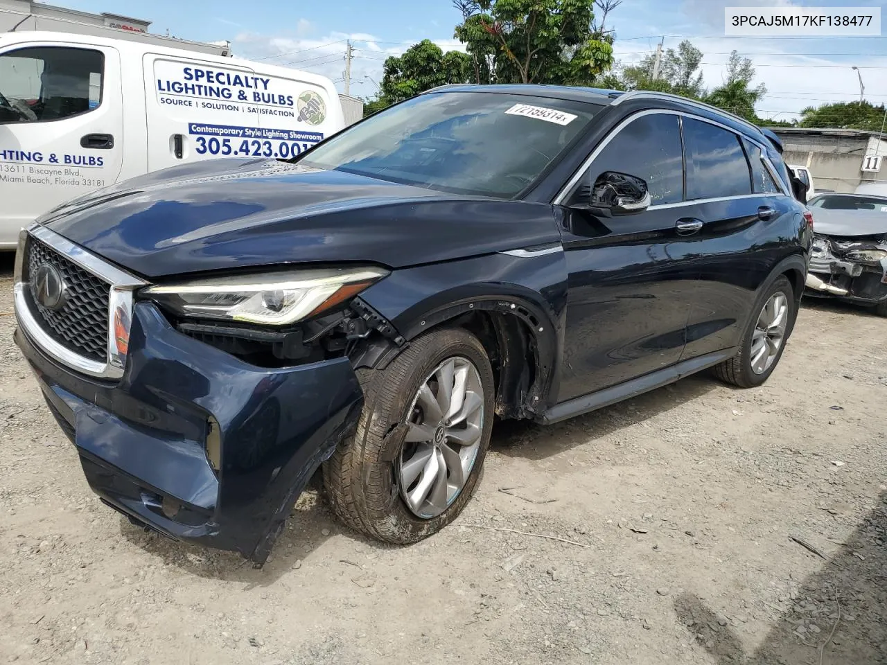 2019 Infiniti Qx50 Essential VIN: 3PCAJ5M17KF138477 Lot: 72159314