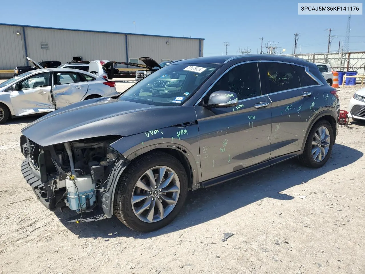 2019 Infiniti Qx50 Essential VIN: 3PCAJ5M36KF141176 Lot: 72573074