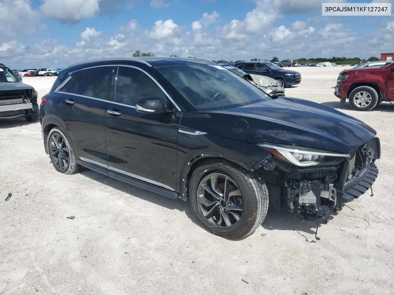 2019 Infiniti Qx50 Essential VIN: 3PCAJ5M11KF127247 Lot: 72737444