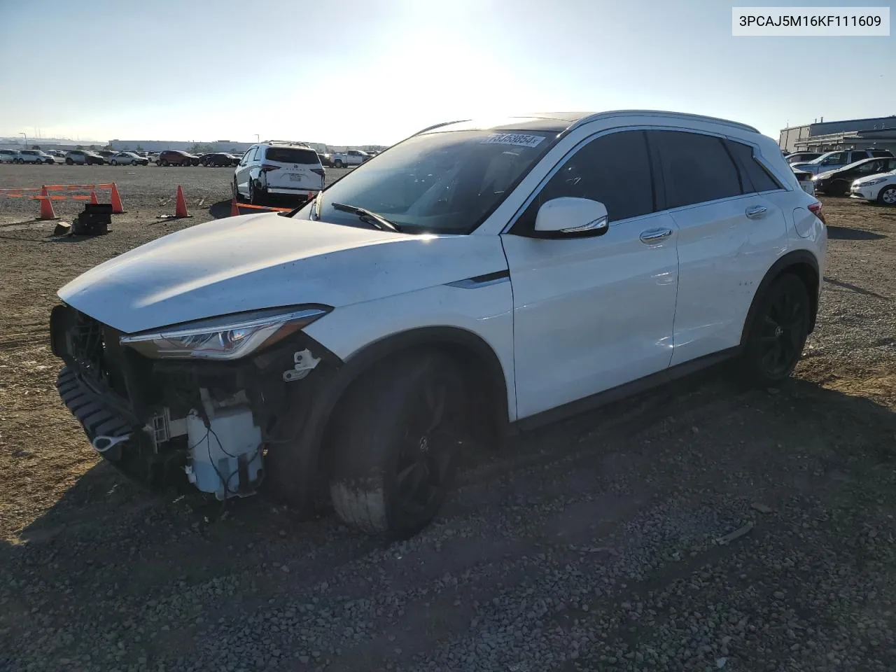 3PCAJ5M16KF111609 2019 Infiniti Qx50 Essential