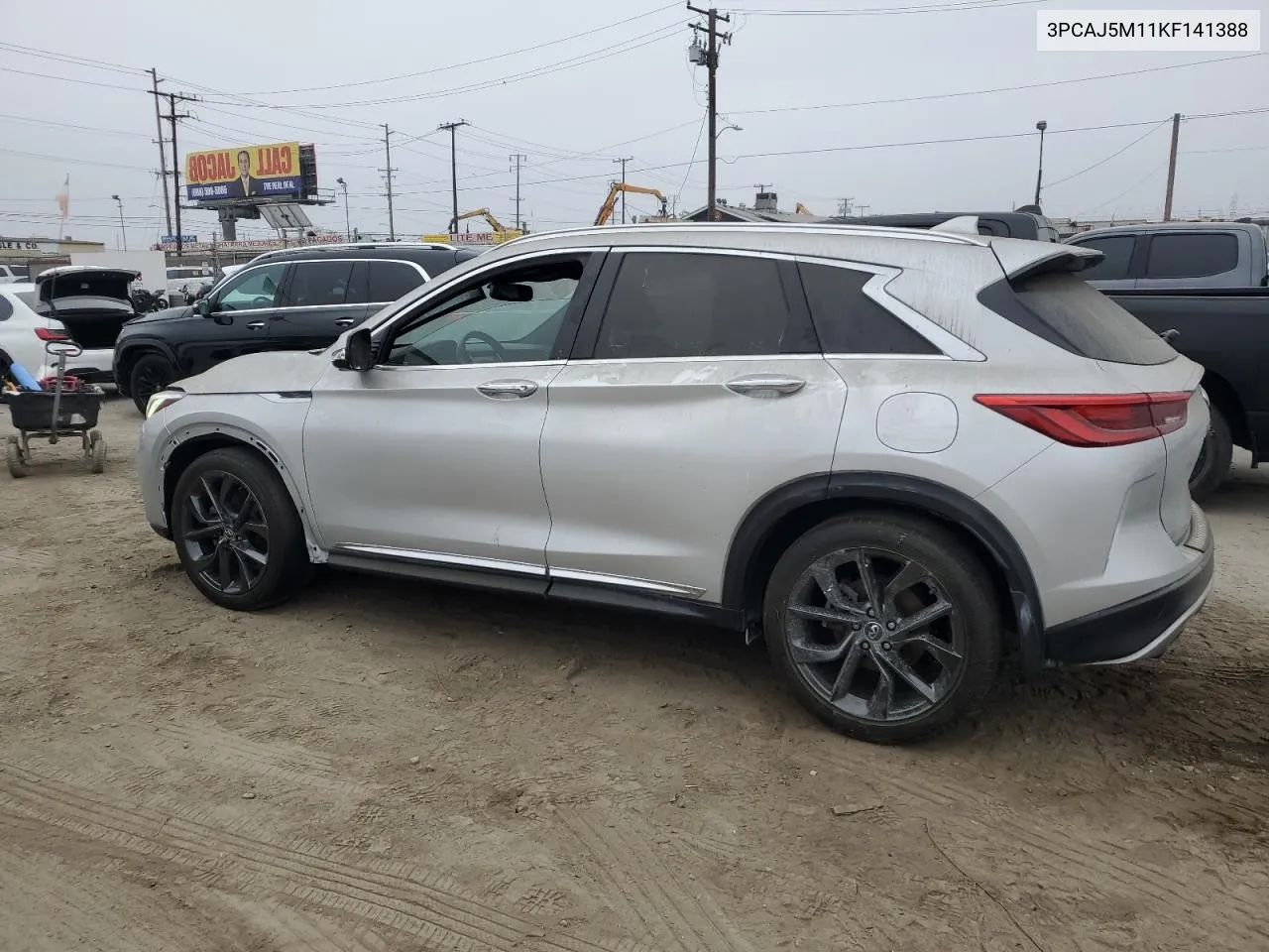 3PCAJ5M11KF141388 2019 Infiniti Qx50 Essential