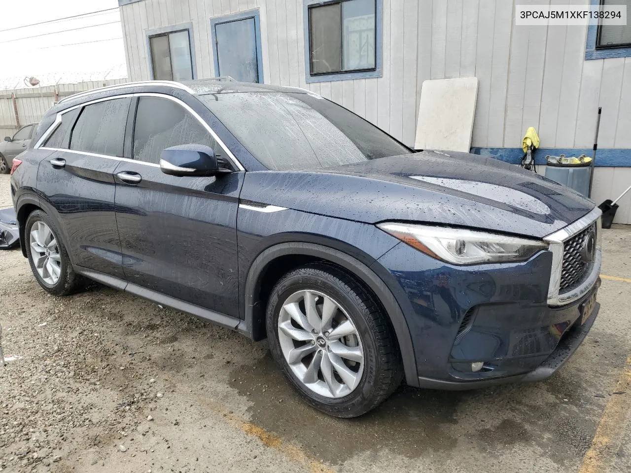 2019 Infiniti Qx50 Essential VIN: 3PCAJ5M1XKF138294 Lot: 73753734