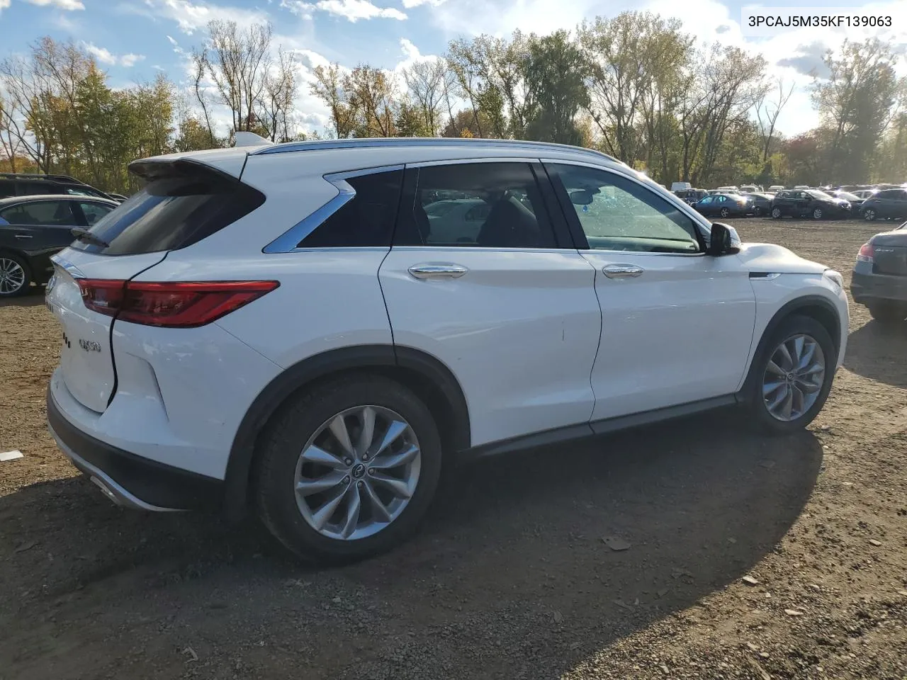 2019 Infiniti Qx50 Essential VIN: 3PCAJ5M35KF139063 Lot: 74941934