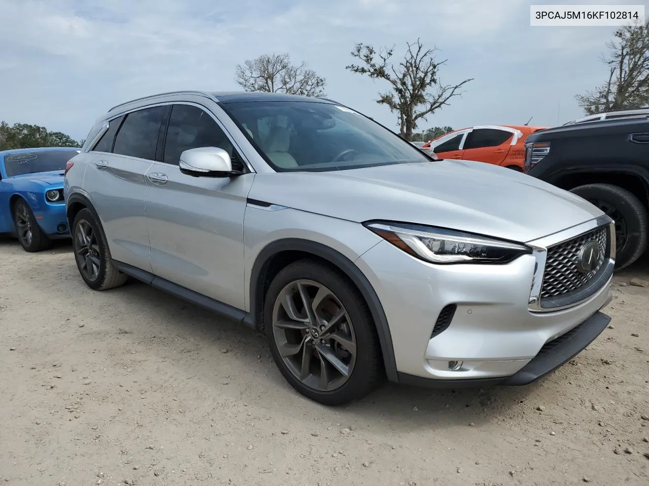 2019 Infiniti Qx50 Essential VIN: 3PCAJ5M16KF102814 Lot: 75108854