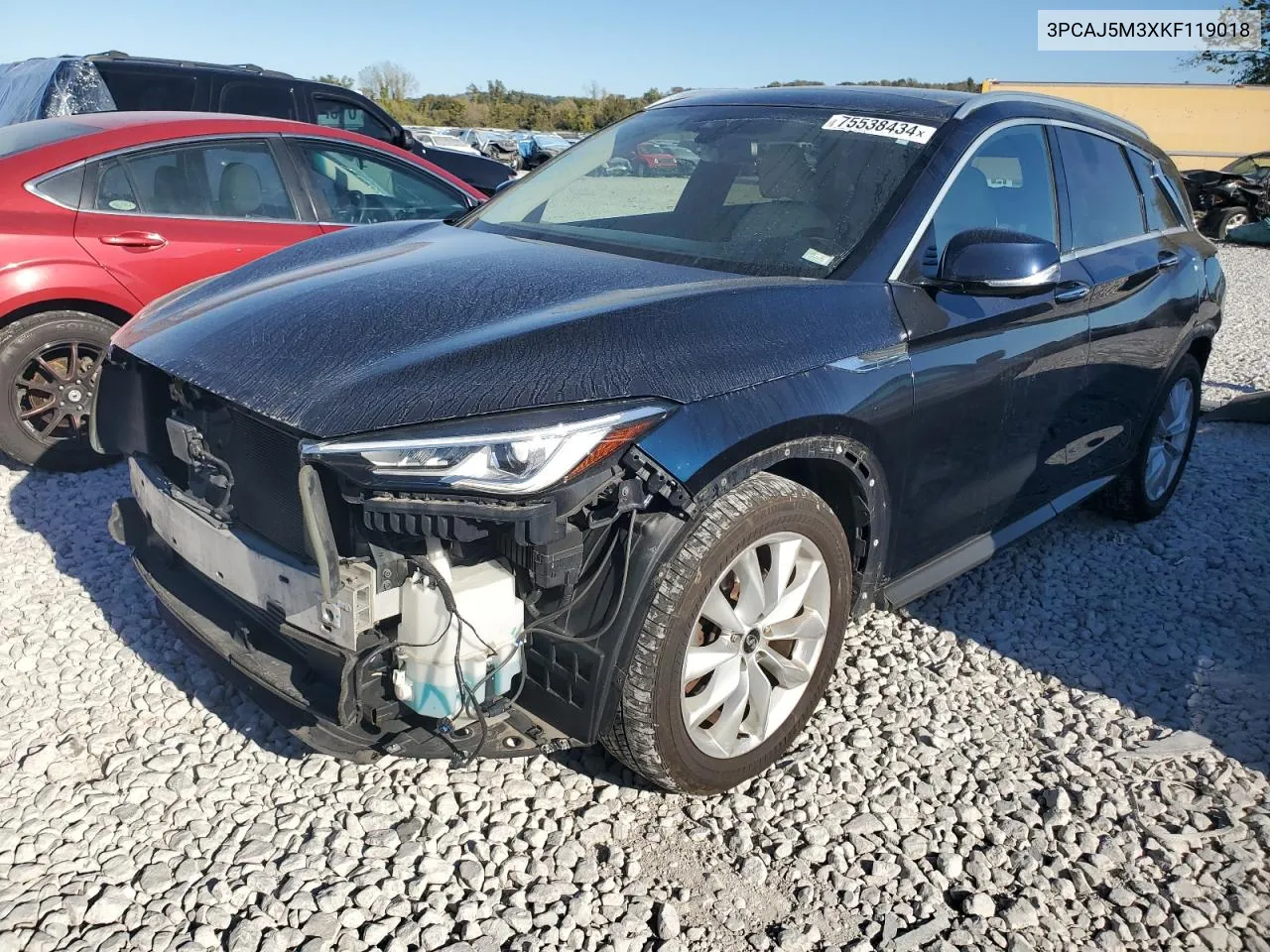 3PCAJ5M3XKF119018 2019 Infiniti Qx50 Essential