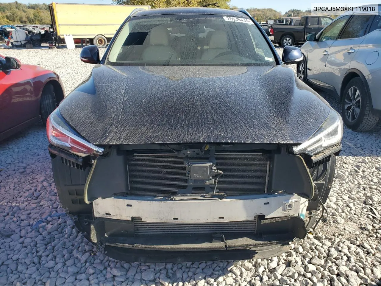 3PCAJ5M3XKF119018 2019 Infiniti Qx50 Essential