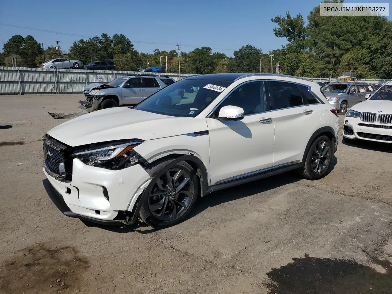 2019 Infiniti Qx50 Essential VIN: 3PCAJ5M17KF133277 Lot: 75889564