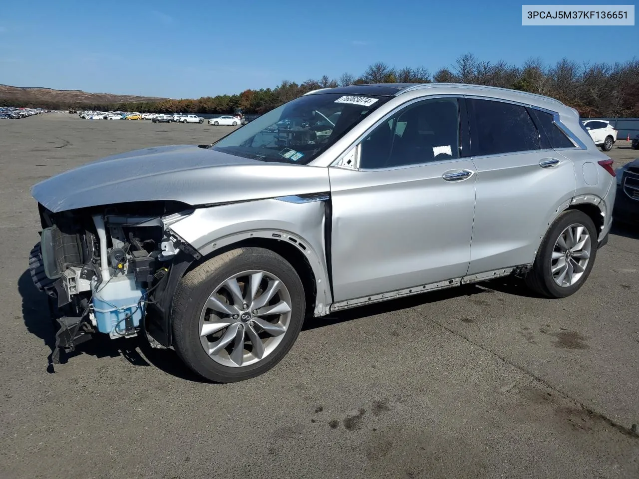 2019 Infiniti Qx50 Essential VIN: 3PCAJ5M37KF136651 Lot: 76065074