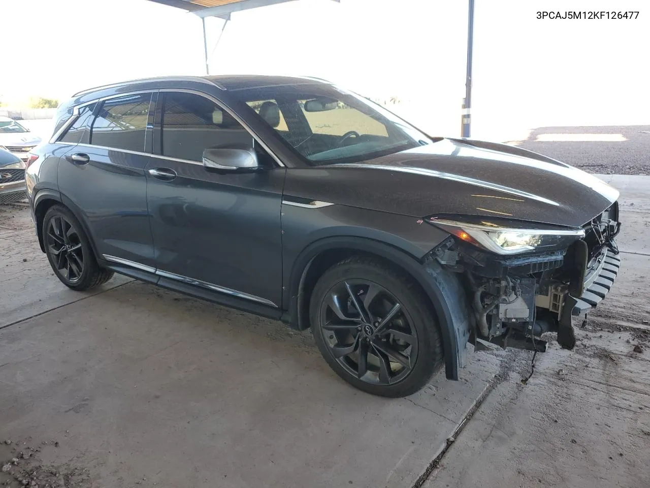 2019 Infiniti Qx50 Essential VIN: 3PCAJ5M12KF126477 Lot: 76129024