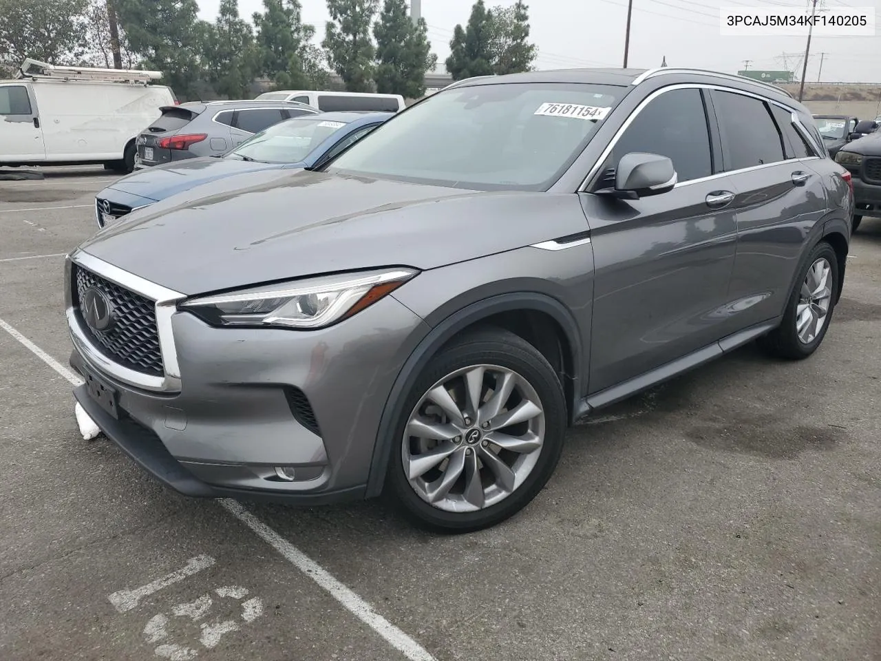 2019 Infiniti Qx50 Essential VIN: 3PCAJ5M34KF140205 Lot: 76181154