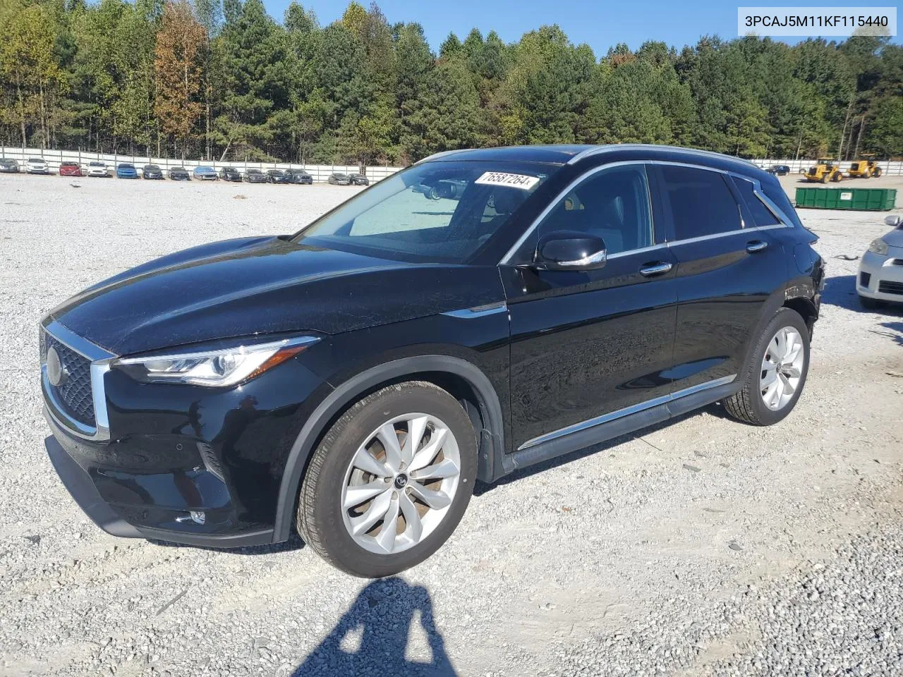 3PCAJ5M11KF115440 2019 Infiniti Qx50 Essential