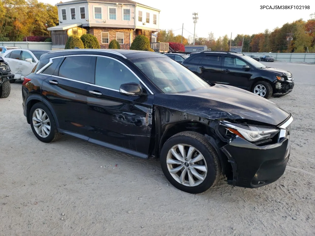 2019 Infiniti Qx50 Essential VIN: 3PCAJ5M38KF102198 Lot: 76711134