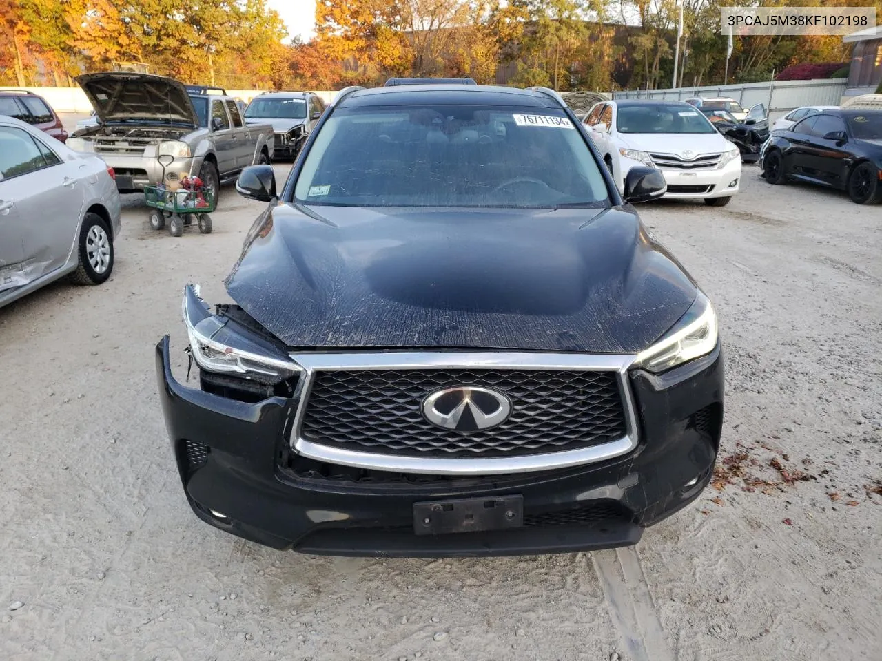 3PCAJ5M38KF102198 2019 Infiniti Qx50 Essential