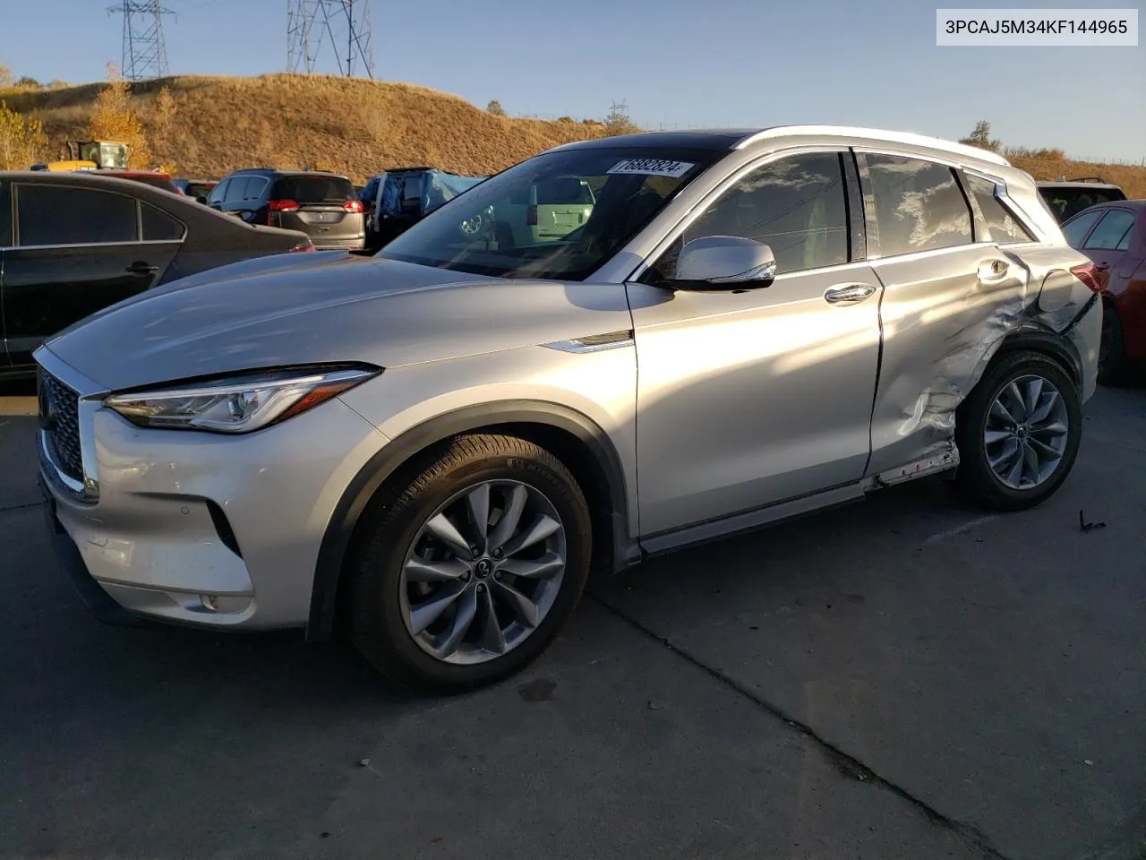 2019 Infiniti Qx50 Essential VIN: 3PCAJ5M34KF144965 Lot: 76882824