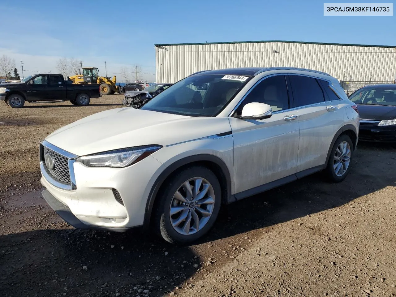 2019 Infiniti Qx50 Essential VIN: 3PCAJ5M38KF146735 Lot: 76969544