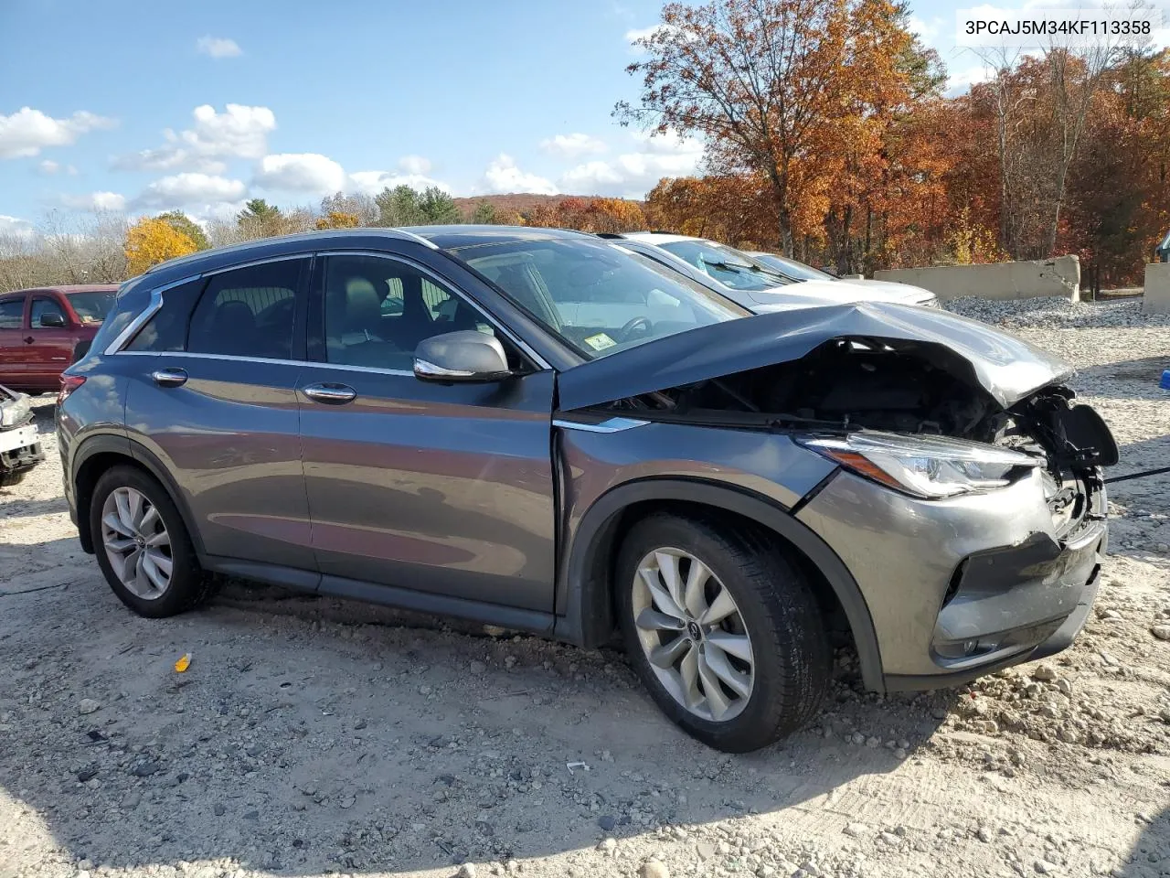 2019 Infiniti Qx50 Essential VIN: 3PCAJ5M34KF113358 Lot: 76973504