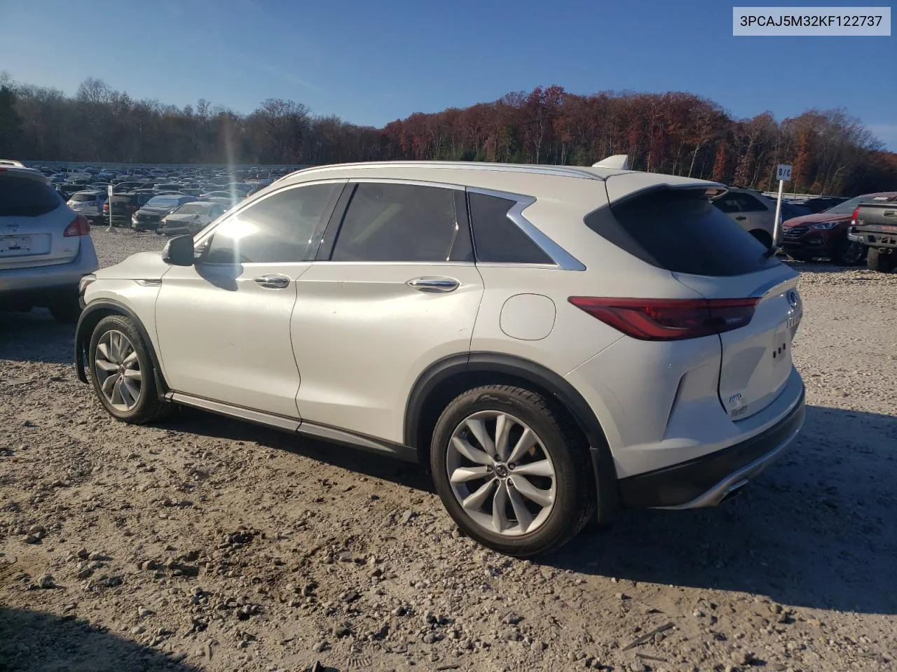 2019 Infiniti Qx50 Essential VIN: 3PCAJ5M32KF122737 Lot: 77134834