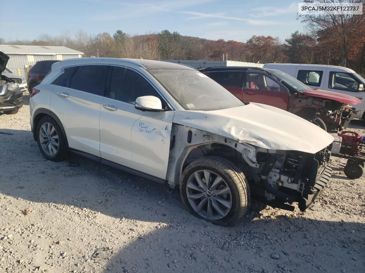 2019 Infiniti Qx50 Essential VIN: 3PCAJ5M32KF122737 Lot: 77134834