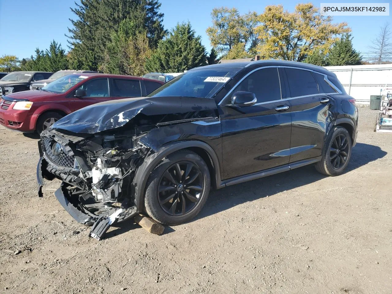 2019 Infiniti Qx50 Essential VIN: 3PCAJ5M35KF142982 Lot: 77322464