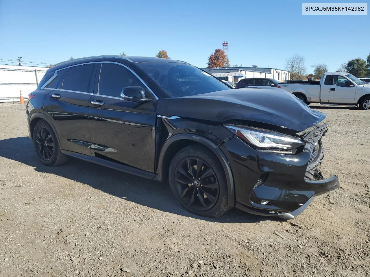 2019 Infiniti Qx50 Essential VIN: 3PCAJ5M35KF142982 Lot: 77322464