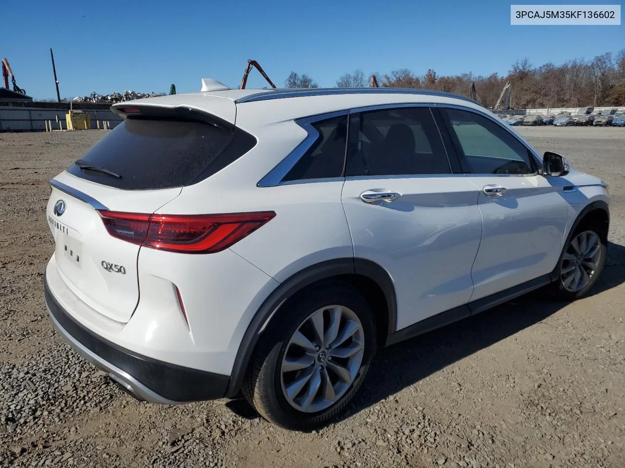 2019 Infiniti Qx50 Essential VIN: 3PCAJ5M35KF136602 Lot: 77890774