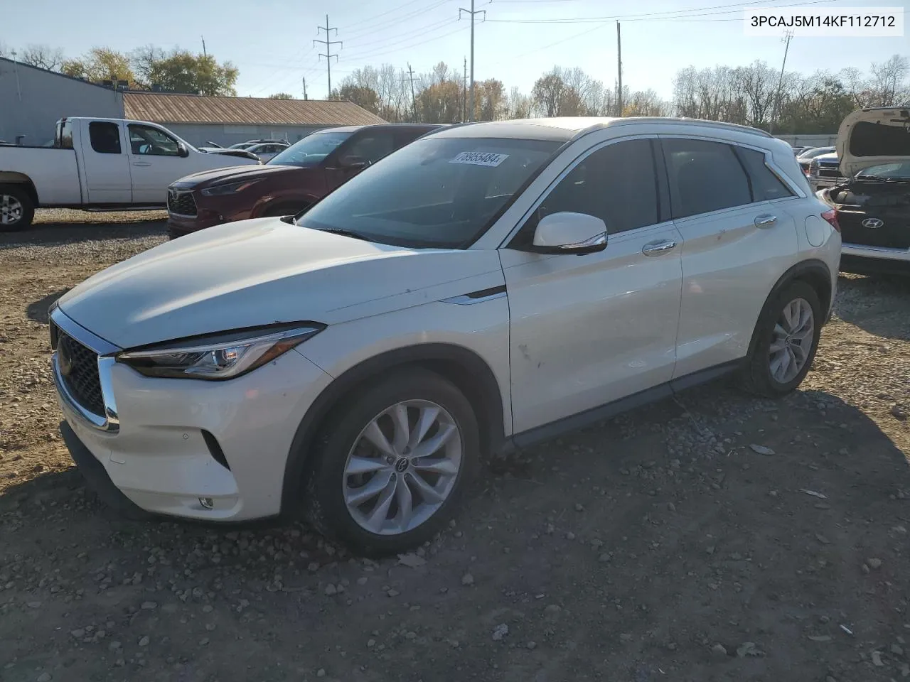 2019 Infiniti Qx50 Essential VIN: 3PCAJ5M14KF112712 Lot: 78955484