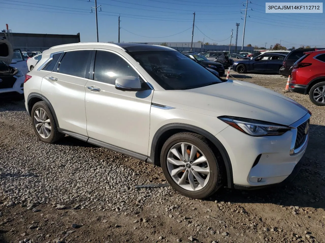 2019 Infiniti Qx50 Essential VIN: 3PCAJ5M14KF112712 Lot: 78955484