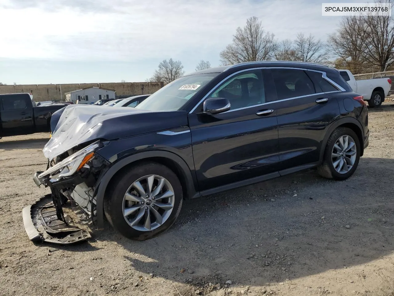 2019 Infiniti Qx50 Essential VIN: 3PCAJ5M3XKF139768 Lot: 81026794