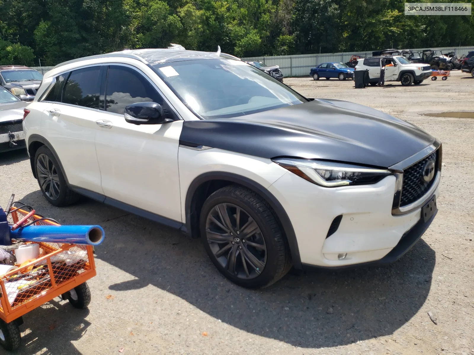 2020 Infiniti Qx50 Pure VIN: 3PCAJ5M38LF118466 Lot: 64557034