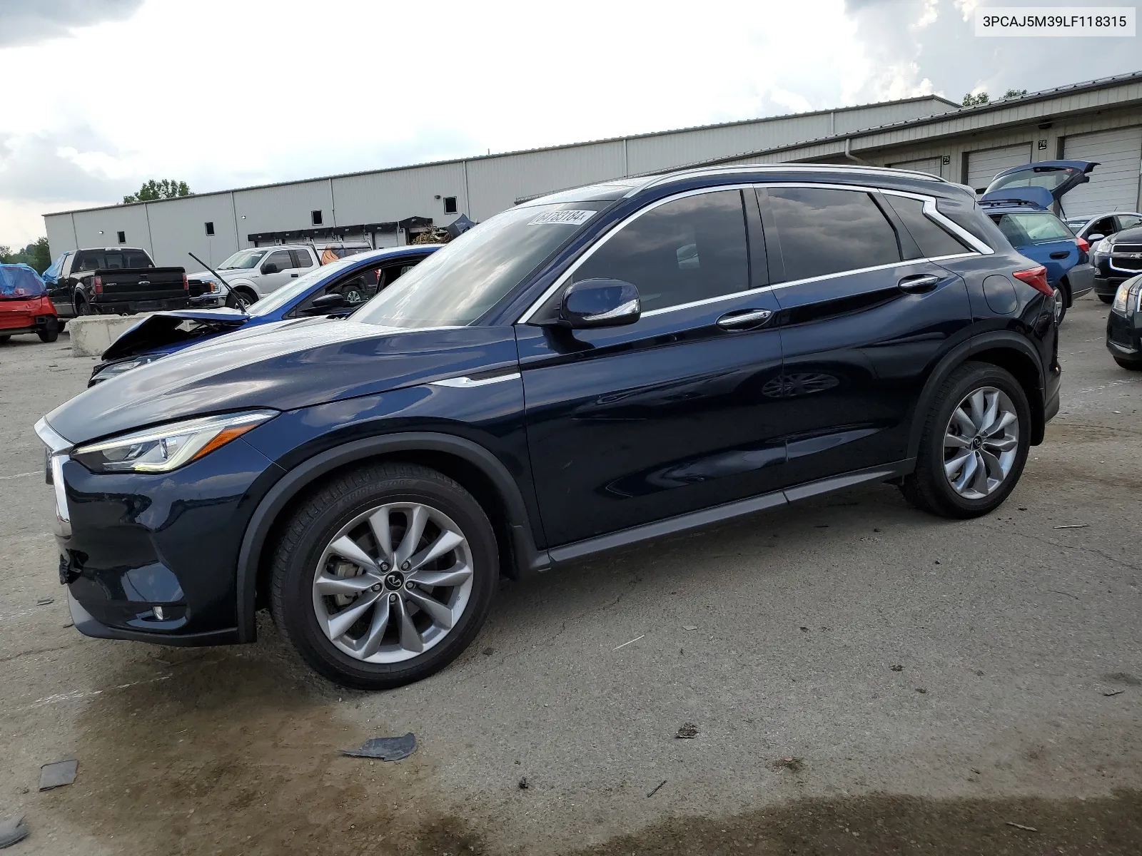 2020 Infiniti Qx50 Pure VIN: 3PCAJ5M39LF118315 Lot: 64783184