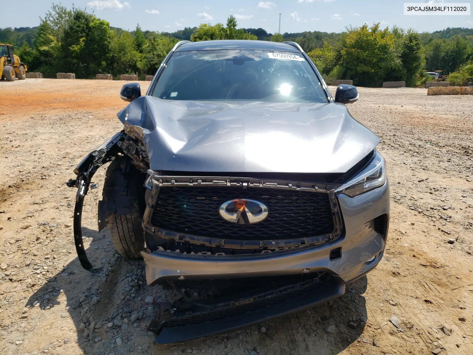 2020 Infiniti Qx50 Pure VIN: 3PCAJ5M34LF112020 Lot: 67560954