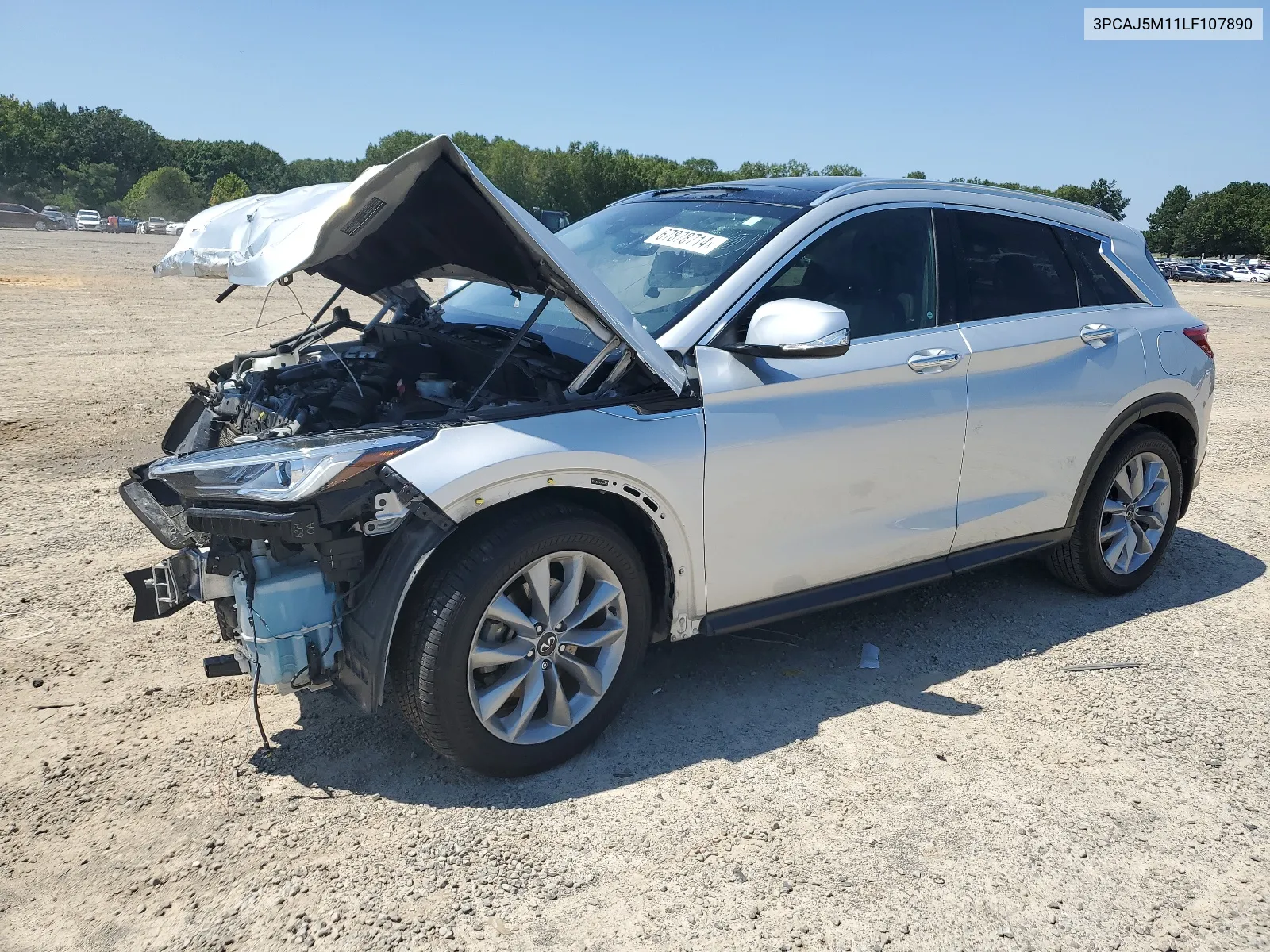 3PCAJ5M11LF107890 2020 Infiniti Qx50 Pure