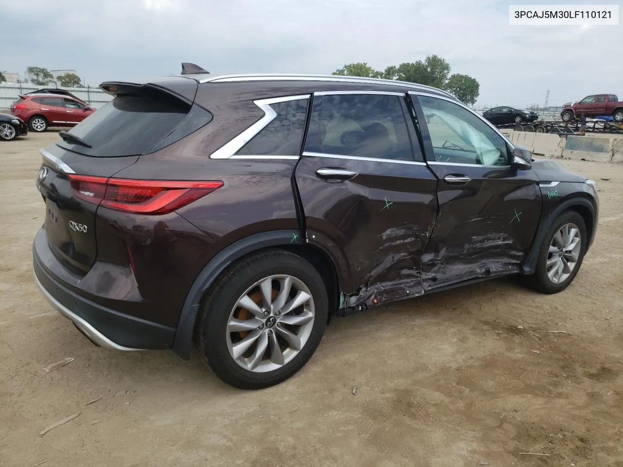 2020 Infiniti Qx50 Pure VIN: 3PCAJ5M30LF110121 Lot: 68132984