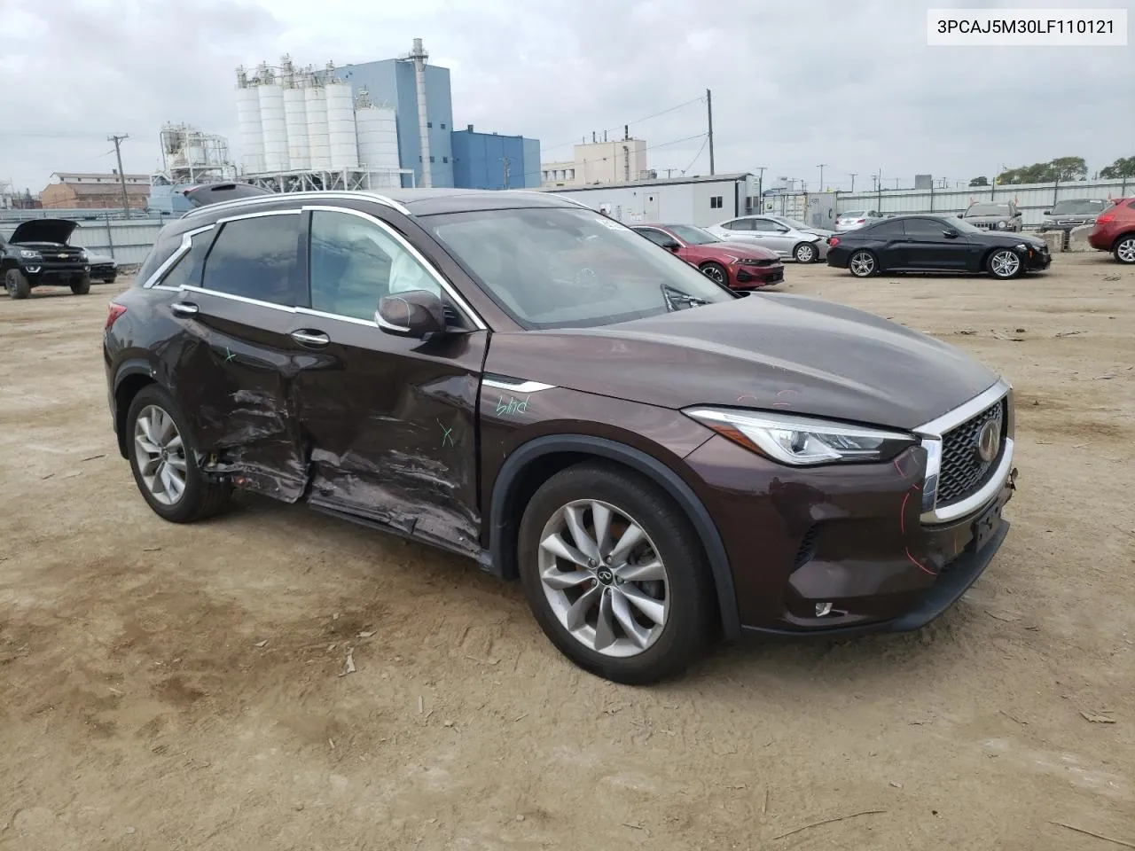 2020 Infiniti Qx50 Pure VIN: 3PCAJ5M30LF110121 Lot: 68132984