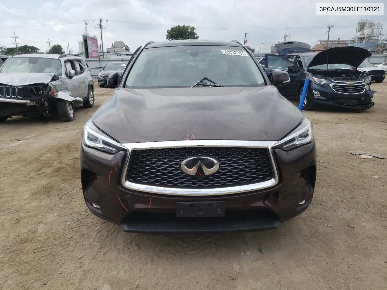 2020 Infiniti Qx50 Pure VIN: 3PCAJ5M30LF110121 Lot: 68132984