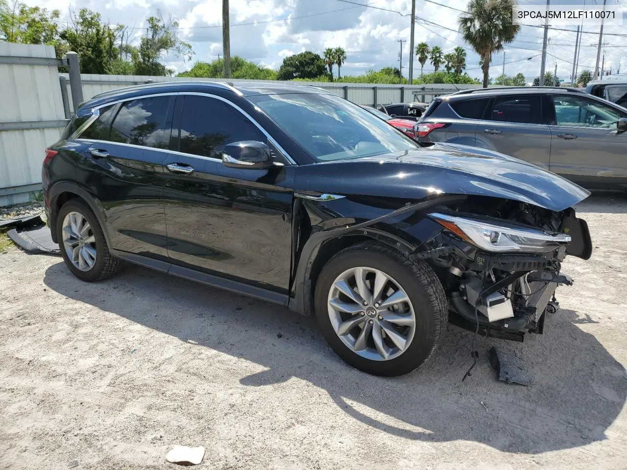 2020 Infiniti Qx50 Luxe VIN: 3PCAJ5M12LF110071 Lot: 40908802