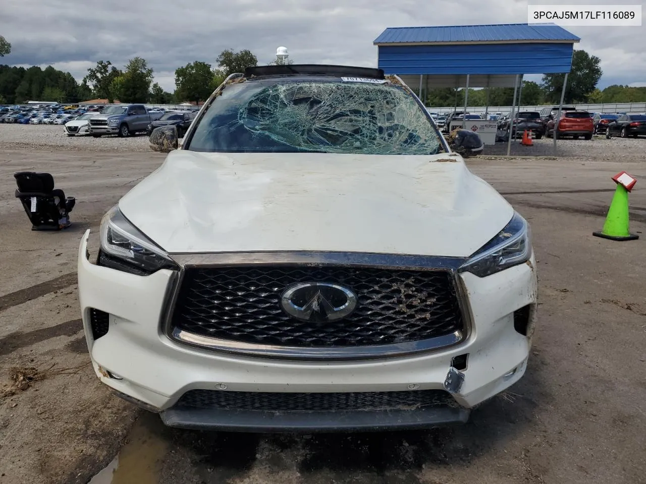 2020 Infiniti Qx50 Pure VIN: 3PCAJ5M17LF116089 Lot: 70713694