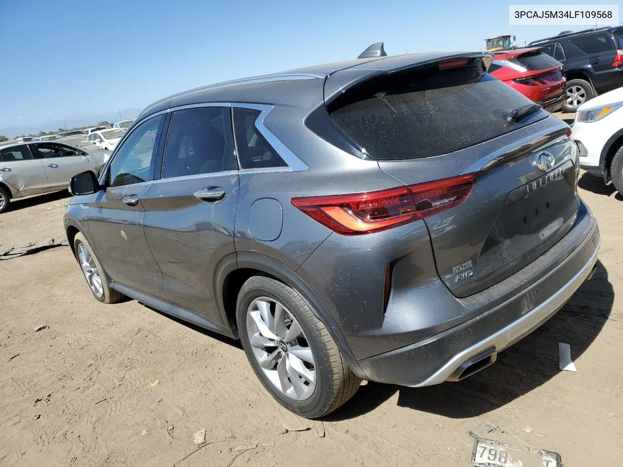 2020 Infiniti Qx50 Pure VIN: 3PCAJ5M34LF109568 Lot: 72165904