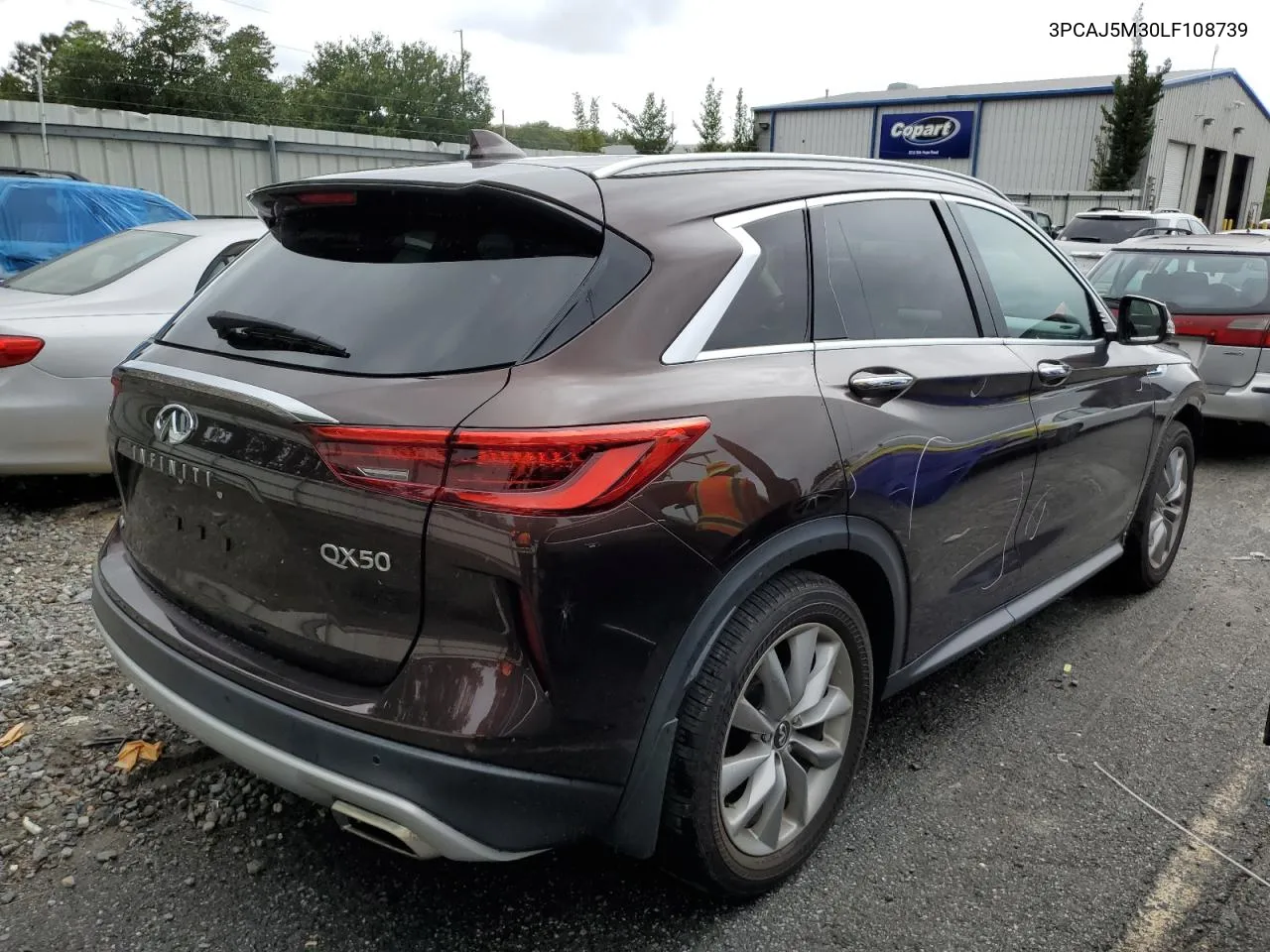 2020 Infiniti Qx50 Pure VIN: 3PCAJ5M30LF108739 Lot: 72883404