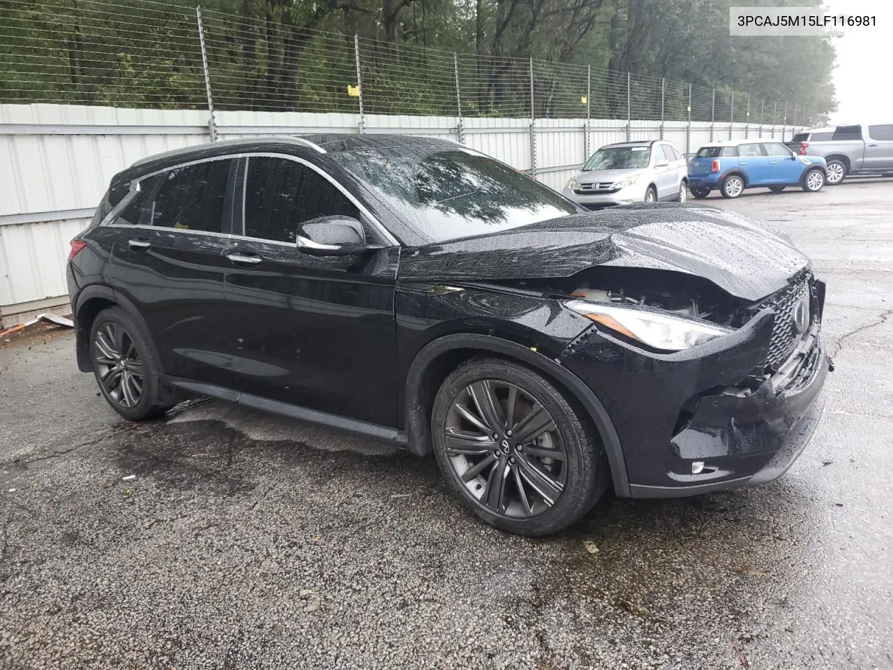 2020 Infiniti Qx50 Pure VIN: 3PCAJ5M15LF116981 Lot: 73220224