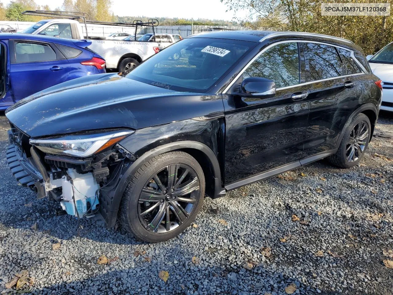 2020 Infiniti Qx50 Pure VIN: 3PCAJ5M37LF120368 Lot: 73298134