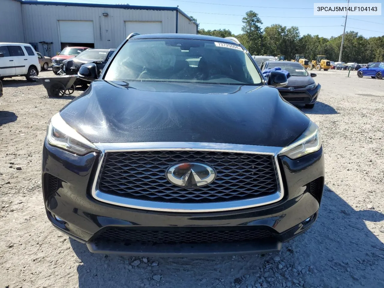 2020 Infiniti Qx50 Pure VIN: 3PCAJ5M14LF104143 Lot: 73725594