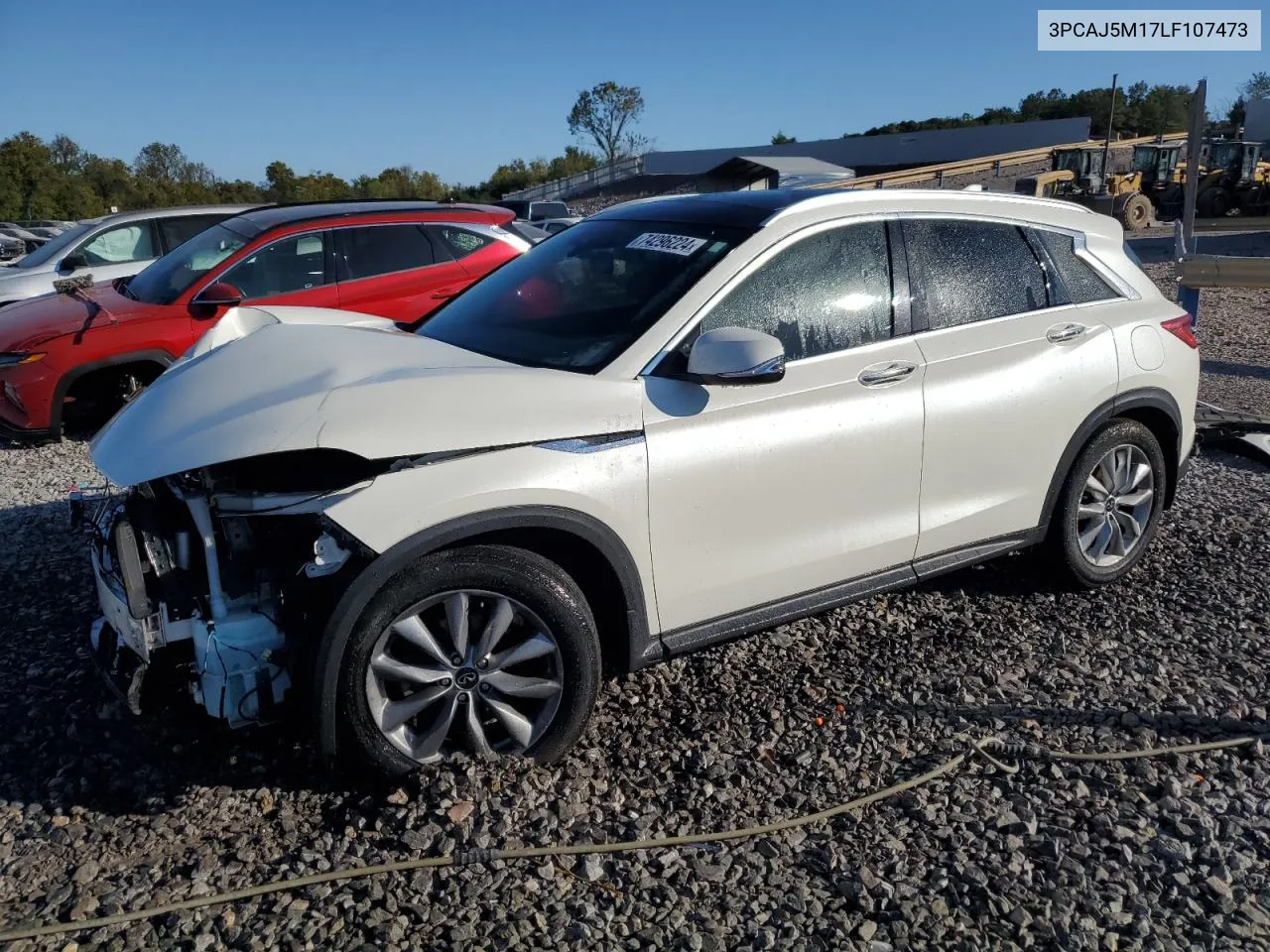 2020 Infiniti Qx50 Pure VIN: 3PCAJ5M17LF107473 Lot: 74296224