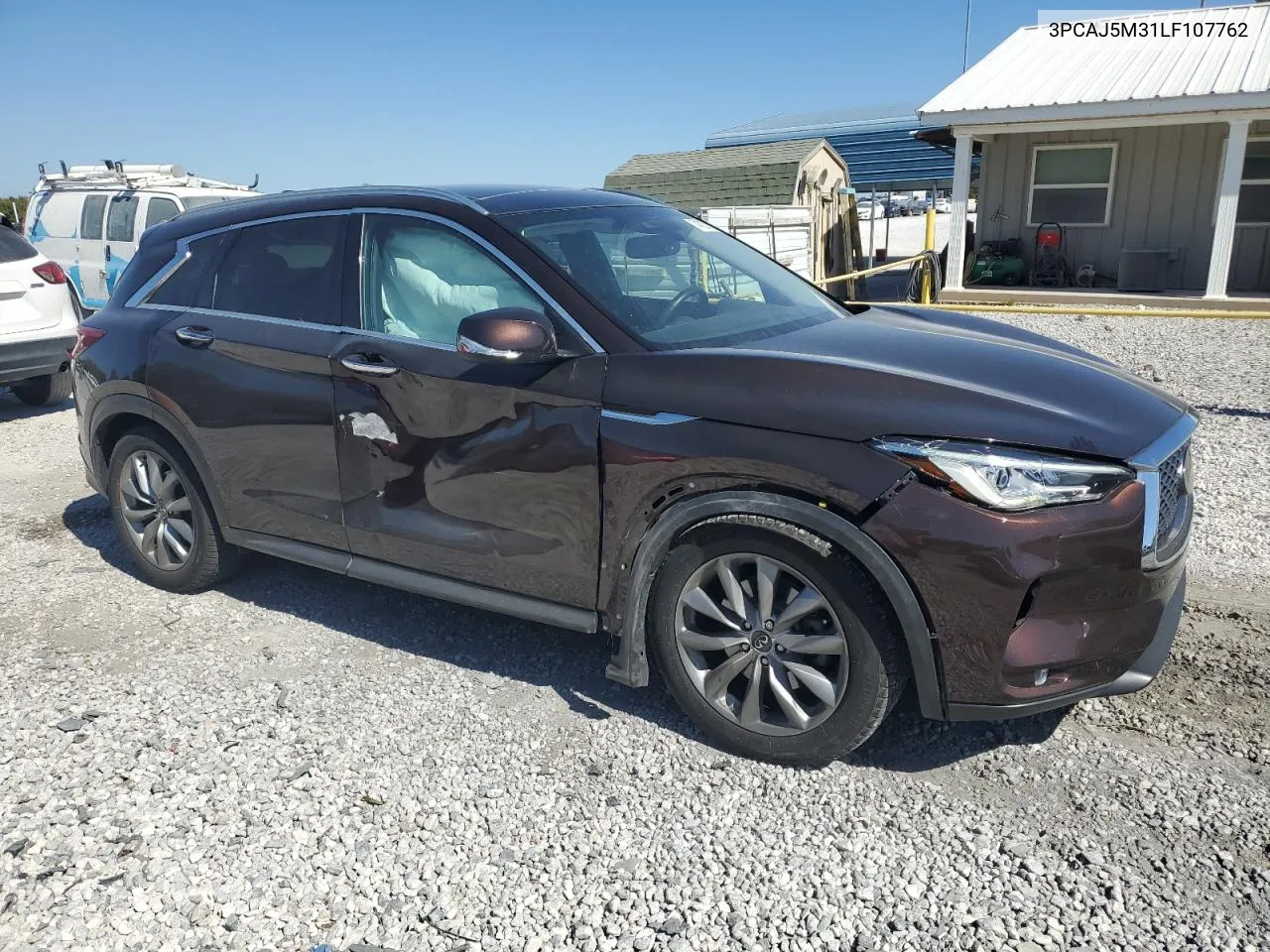 2020 Infiniti Qx50 Pure VIN: 3PCAJ5M31LF107762 Lot: 74825024