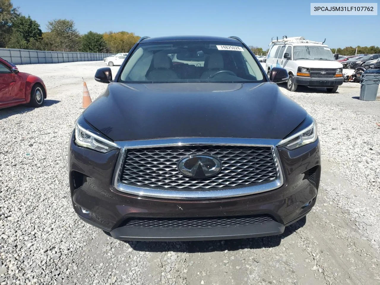 2020 Infiniti Qx50 Pure VIN: 3PCAJ5M31LF107762 Lot: 74825024