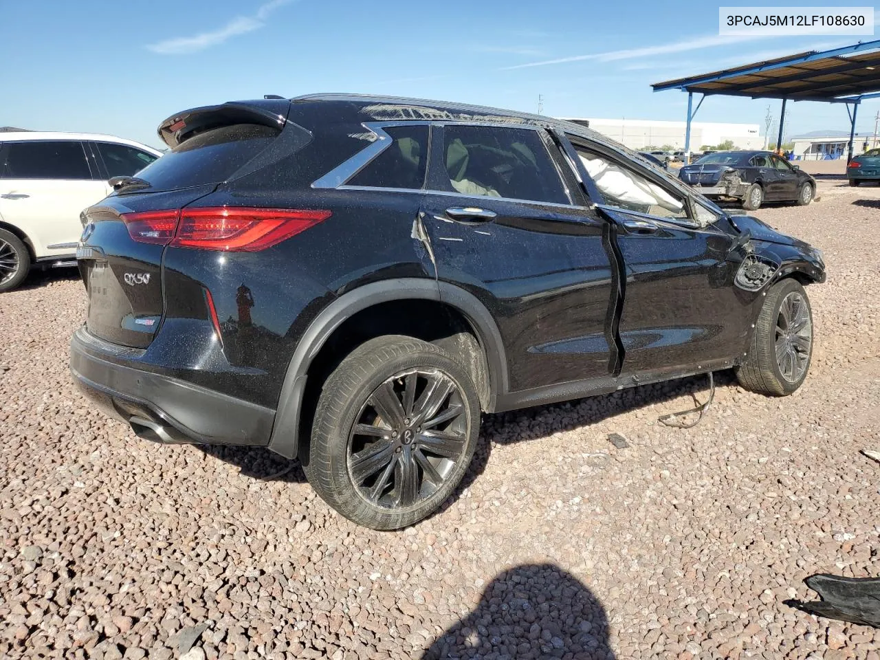 2020 Infiniti Qx50 Pure VIN: 3PCAJ5M12LF108630 Lot: 76789084