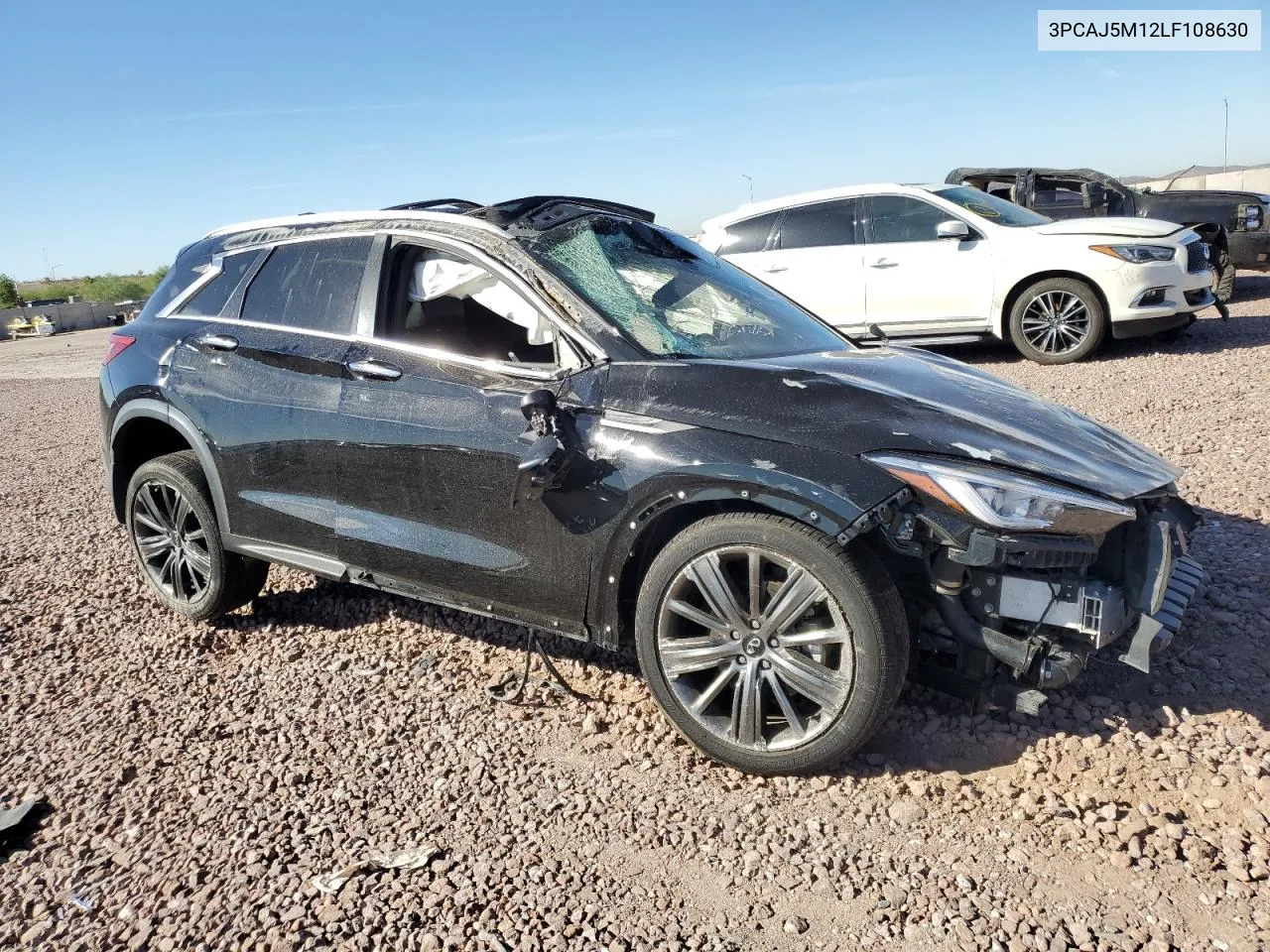 2020 Infiniti Qx50 Pure VIN: 3PCAJ5M12LF108630 Lot: 76789084