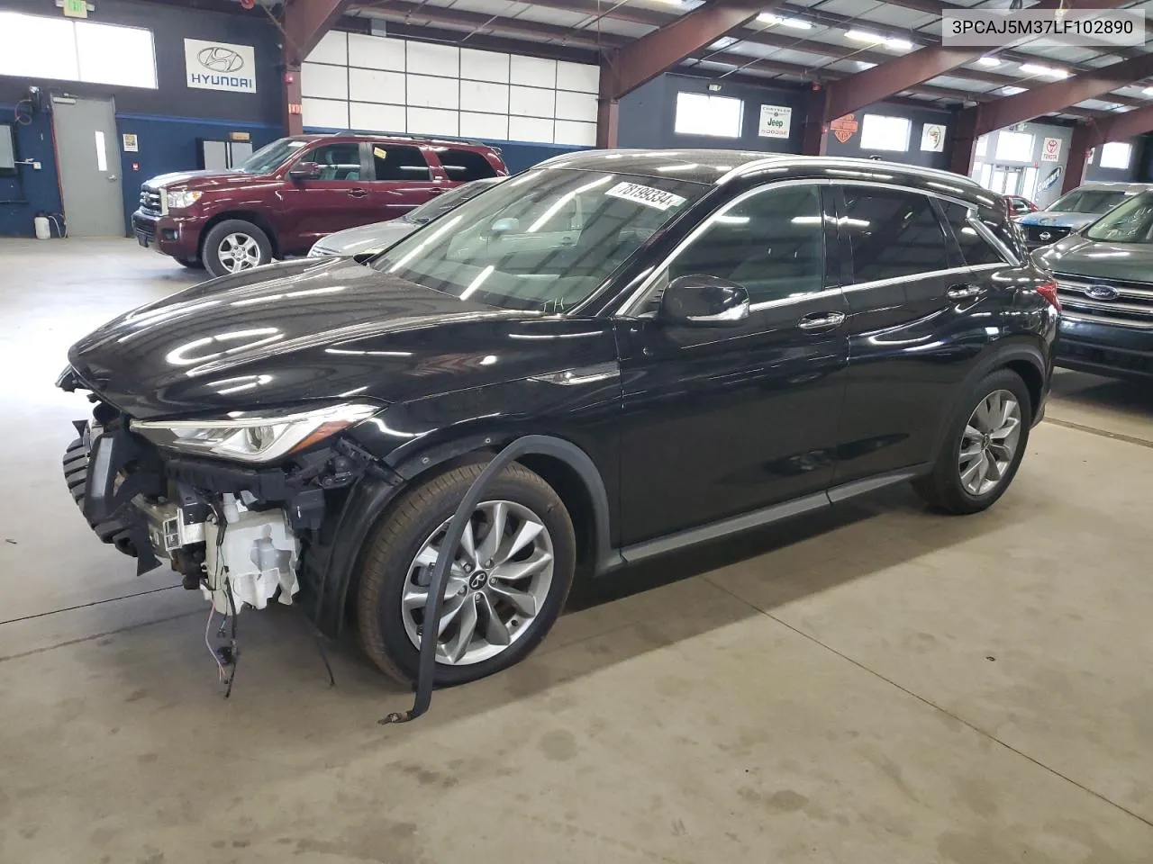 2020 Infiniti Qx50 Pure VIN: 3PCAJ5M37LF102890 Lot: 78199334