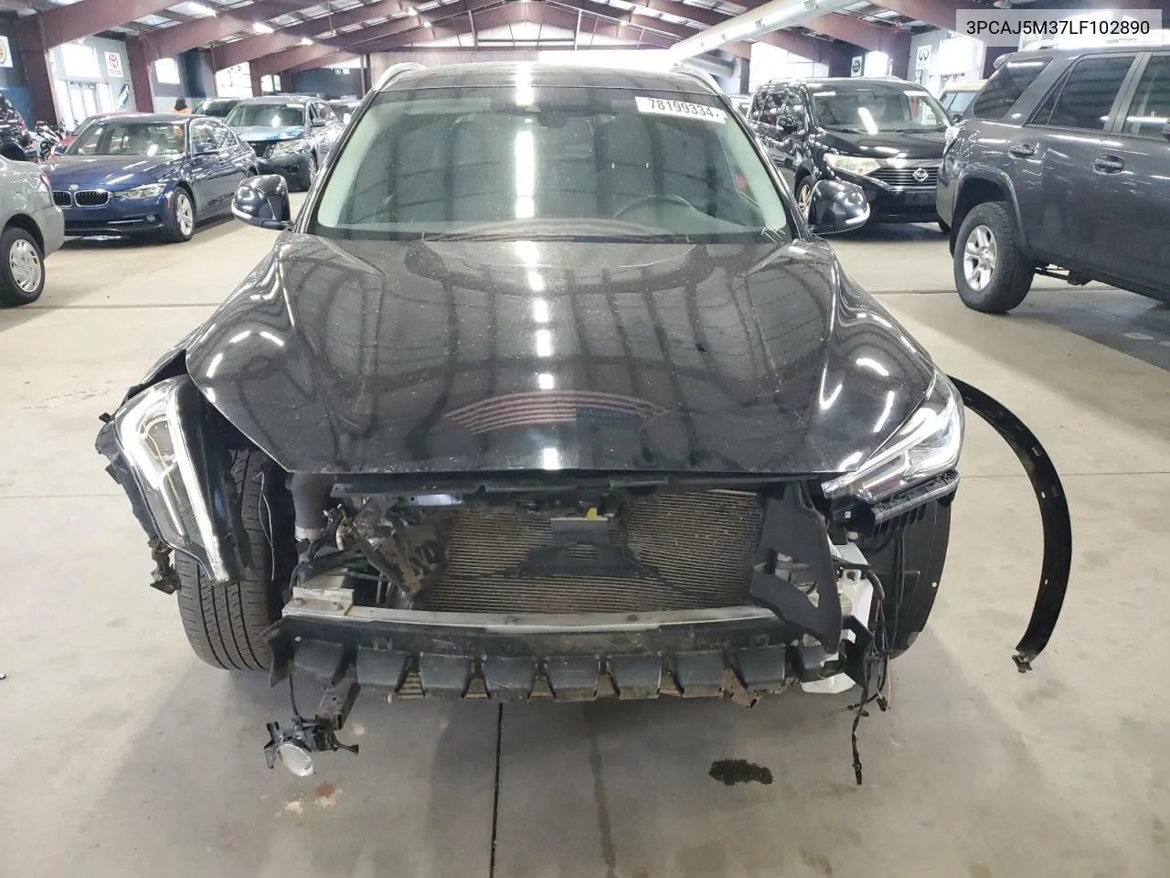 2020 Infiniti Qx50 Pure VIN: 3PCAJ5M37LF102890 Lot: 78199334